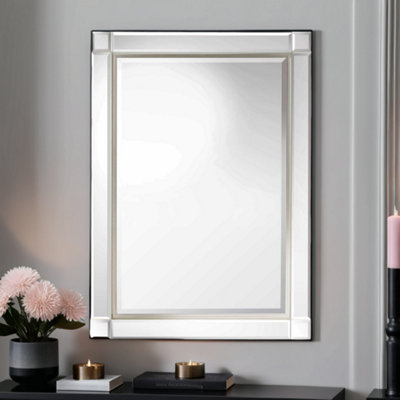 Yearn Venetian Bevelled Champagne Mirror 66x91cm