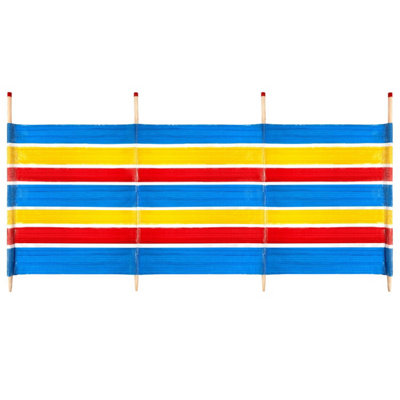 Yello New Style Windbreak 4 Pole Std 120CM Tall