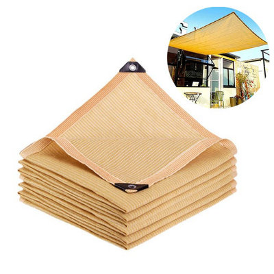 Yellow 3x4m Rectangular Shade Net 80% UV Protection