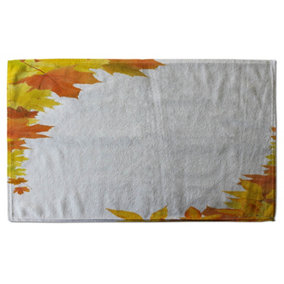 Yellow Autumn Border (Kitchen Towel) / Default Title