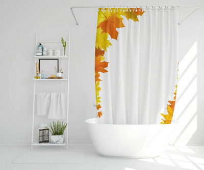 Yellow Autumn Border (Shower Curtain) / Default Title Price Comparisons | Compare The Build