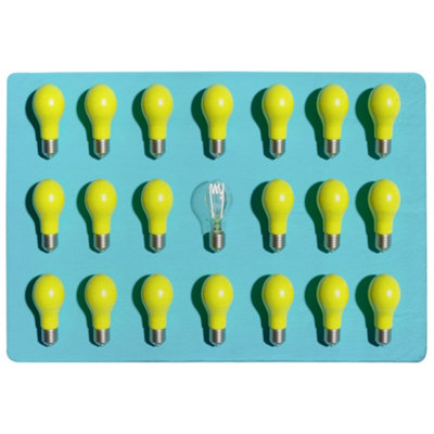 Yellow Bulbs Rug / Medium: 80x150cm