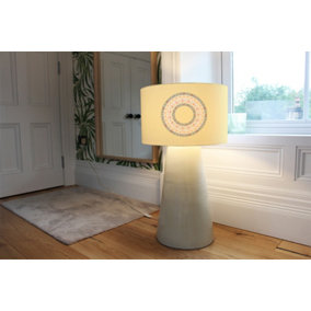 Yellow Circle Ornament. Round Frame (Ceiling & Lamp Shade) / 45cm x 26cm / Lamp Shade