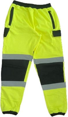 Yellow Hi Vis Work Trousers - 2Xlarge