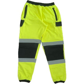 Yellow Hi Vis Work Trousers - 3Xlarge