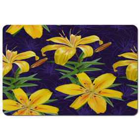 Yellow lily flowers (Placemat) / Default Title