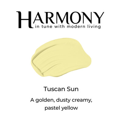 Yellow Matt Emulsion Tuscan Sun King of Paints Harmony 3L Can