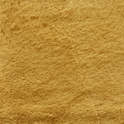 Yellow Plain Shaggy Handmade Luxurious Living Room Bedroom & Dining ...