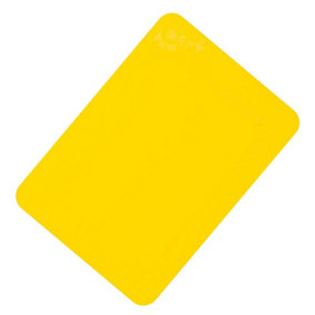 Yellow Silicone Anti Slip Table Mat - 250 x 180mm - Dishwasher Safe Dining Mat
