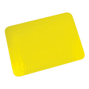 Yellow Silicone Rubber Anti Slip Table Mat - 255 x 185mm - Dishwasher Safe