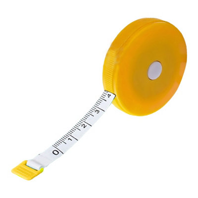 Yellow Tape Measure, 60 Inch / 150CM Dual Sided Measuring Tape