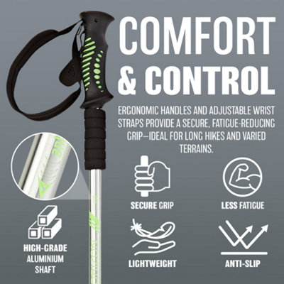 Yellowstone Horizon Trekking Pole Pair Hiking Camping Tool Multi-colour - 3