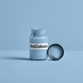 YesColours Calming Blue paint sample (60ml), Premium, Low VOC, Pet Friendly, Sustainable, Vegan