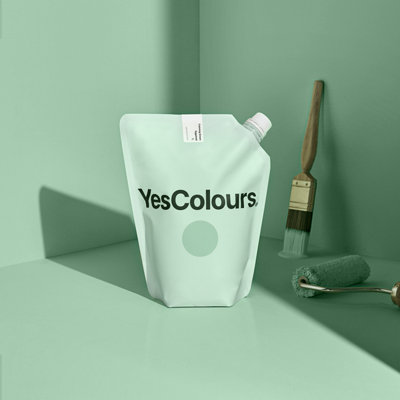 YesColours Calming Green eggshell paint, 4 Litres