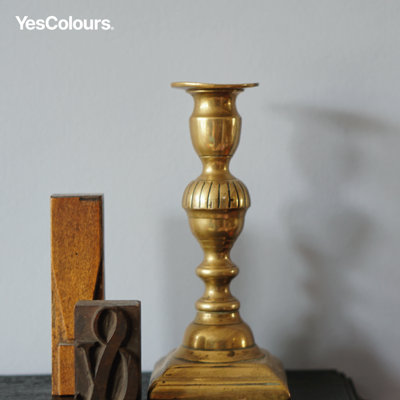 YesColours Calming Grey matt emulsion paint, 2 Litres