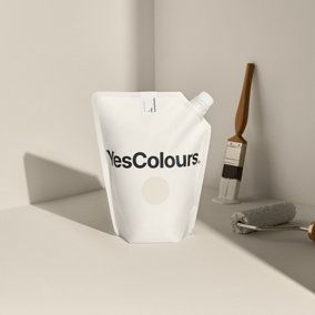 YesColours Calming Neutral matt emulsion paint, 1 Litre, Premium, Low VOC, Pet Friendly, Sustainable, Vegan