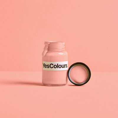 YesColours Calming Peach paint sample (60ml), Premium, Low VOC, Pet Friendly, Sustainable, Vegan