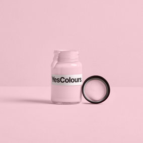 YesColours Calming Pink Paint Sample (60ml), Premium, Low VOC, Pet Friendly, Sustainable, Vegan