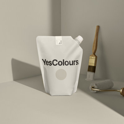 YesColours Dirty Grey matt emulsion paint, 4 Litres