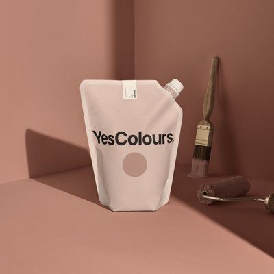 YesColours Dirty Red matt emulsion paint, 5 Litres