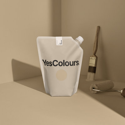 YesColours Dirty Yellow matt emulsion paint, 4 Litres