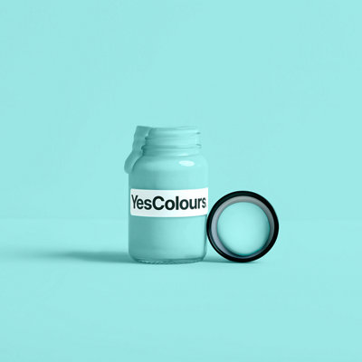 YesColours Electric Aqua paint sample (matt, 60ml)