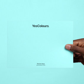 YesColours Electric Aqua paint swatch, perfect colour match