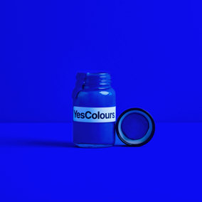 YesColours Electric Blue paint sample (60ml), Premium, Low VOC, Pet Friendly, Sustainable, Vegan