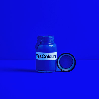 YesColours Electric Blue paint sample (matt, 60ml)