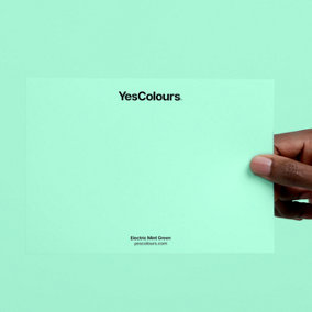 YesColours Electric Mint Green paint swatch, perfect colour match