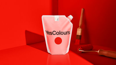 YesColours Electric Red eggshell paint, 6 Litres, Premium, Low VOC, Pet ...