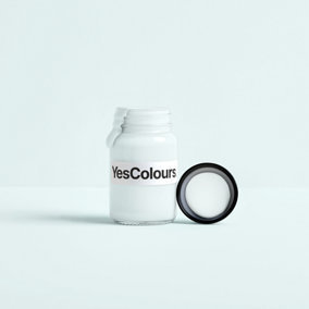 YesColours Fresh Cool White paint sample (60ml), Premium, Low VOC, Pet Friendly, Sustainable, Vegan
