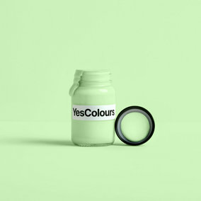 YesColours Fresh Green paint sample (60ml), Premium, Low VOC, Pet Friendly, Sustainable, Vegan