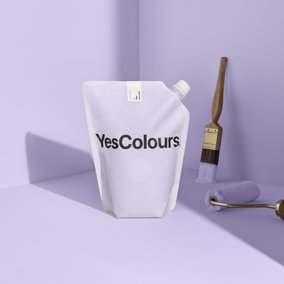 YesColours Fresh Lilac matt emulsion paint, 10 Litres, Premium, Low VOC, Pet Friendly, Sustainable, Vegan