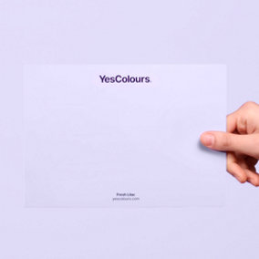 YesColours Fresh Lilac paint swatch, perfect colour match