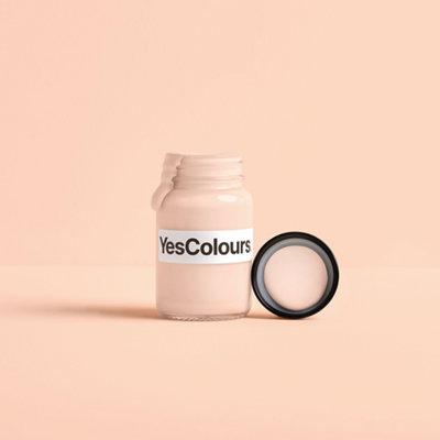 YesColours Fresh Peach paint sample (60ml), Premium, Low VOC, Pet Friendly, Sustainable, Vegan