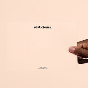 YesColours Fresh Peach paint swatch, perfect colour match