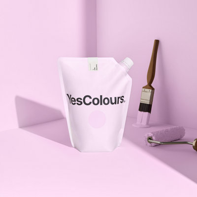 YesColours Fresh Pink matt emulsion paint, 4 Litres