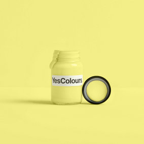 YesColours Fresh Yellow paint sample (60ml), Premium, Low VOC, Pet Friendly, Sustainable, Vegan
