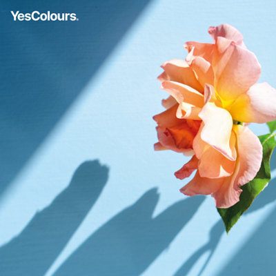 YesColours Friendly Blue matt emulsion paint, 2 Litres