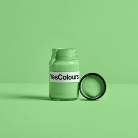 YesColours Friendly Green paint sample (60ml), Premium, Low VOC, Pet Friendly, Sustainable, Vegan