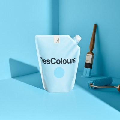 YesColours Friendly Lilac eggshell paint,  1 Litre, Premium, Low VOC, Pet Friendly, Sustainable, Vegan