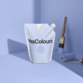 YesColours Friendly Lilac matt emulsion paint, 1 Litre, Premium, Low VOC, Pet Friendly, Sustainable, Vegan