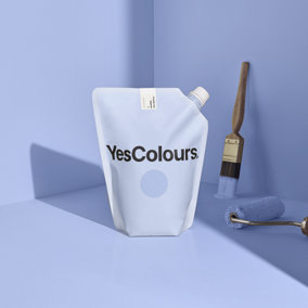 YesColours Friendly Peach eggshell paint,  1 Litre, Premium, Low VOC, Pet Friendly, Sustainable, Vegan