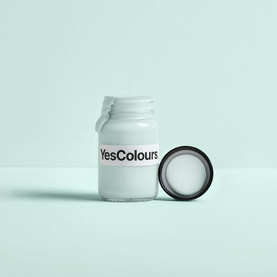 YesColours Graceful Aqua paint sample (60ml), Premium, Low VOC, Pet Friendly, Sustainable, Vegan