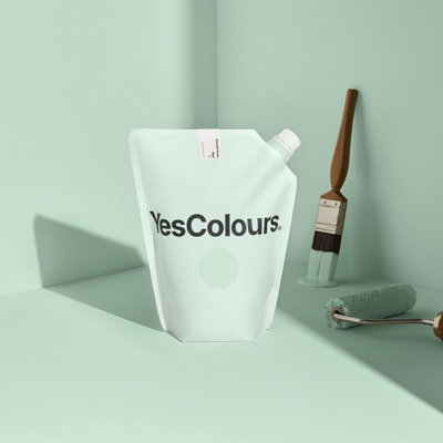 YesColours Graceful Green matt emulsion paint, 1 Litre