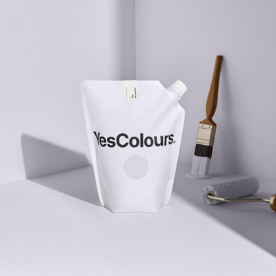 YesColours Graceful Lilac matt emulsion paint, 1 Litre, Premium, Low VOC, Pet Friendly, Sustainable, Vegan