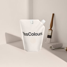 YesColours Graceful Neutral matt emulsion paint, 1 Litre, Premium, Low VOC, Pet Friendly, Sustainable, Vegan