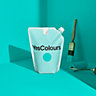 YesColours Joyful Aqua matt emulsion paint, 1 Litre, Premium, Low VOC, Pet Friendly, Sustainable, Vegan