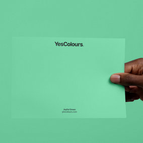 YesColours Joyful Green paint swatch, perfect colour match